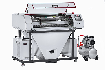 Станок лазерной резки с числовым программным управлением, оснащенный защитным кожухом с экраном из оргстекла  – портал поставщиков НСППО - 2